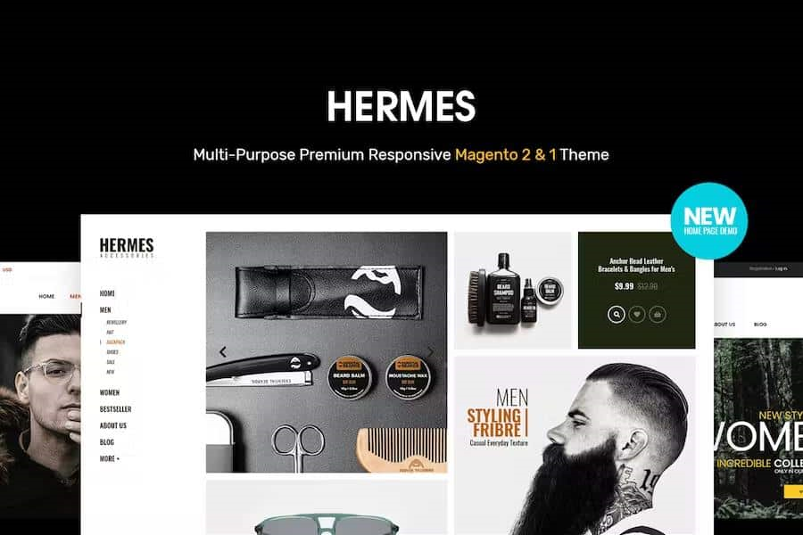 HERMES – MULTI-PURPOSE PREMIUM RESPONSIVE MAGENTO 2 & 1 THEME